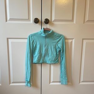 lululemon cropped long sleeve quarter zip